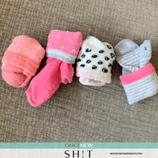 Once New Shit - Baby Girls Pack of 4 Socks