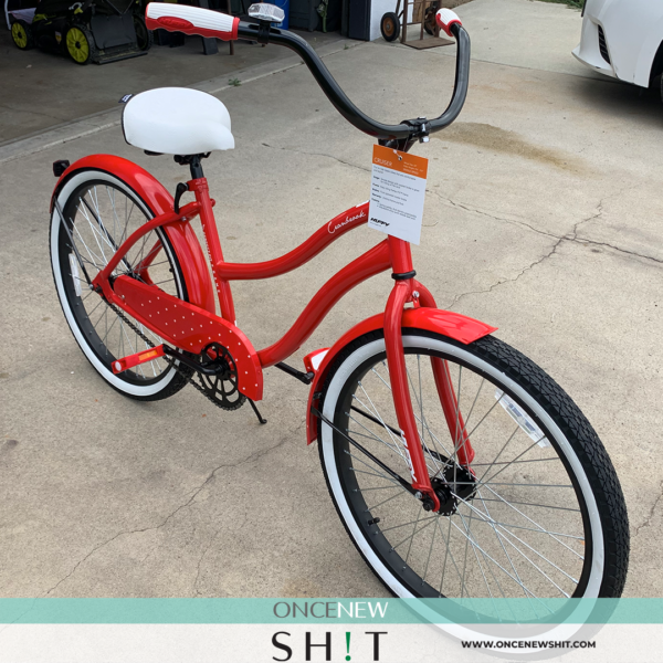 Once New Shit - Girls Red 24" Huffy Bike