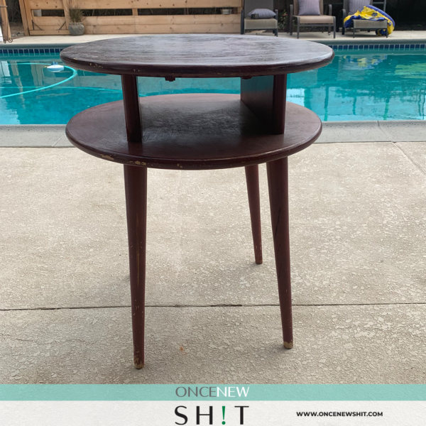 Once New Shit - Small Round Side Table