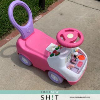 Once New Shit - Pink Ride on Toy