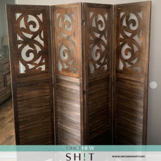 Once New Shit - Wood Room Divider