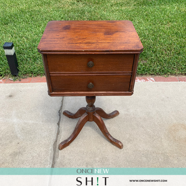 Once New Shit - Wood Side Table