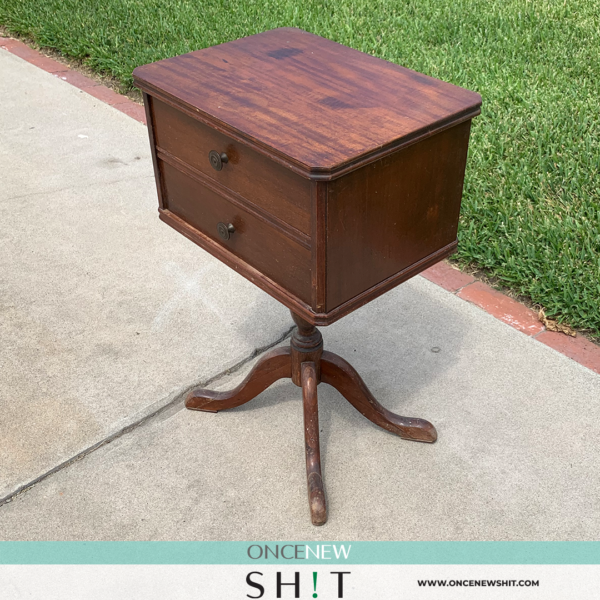 Once New Shit - Wood Side Table