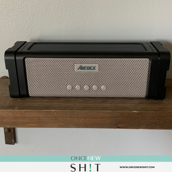 Once New Shit - Waterproof Bluetooth Solar Speaker and Light