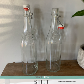 Once New Shit - Clear Glass Bottle