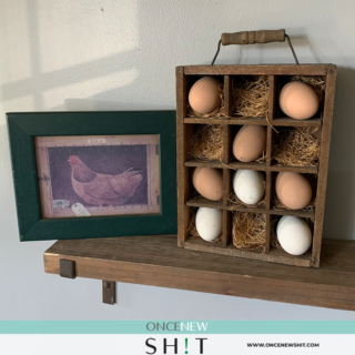Once New Shit - Country Chicken Egg Home Decor