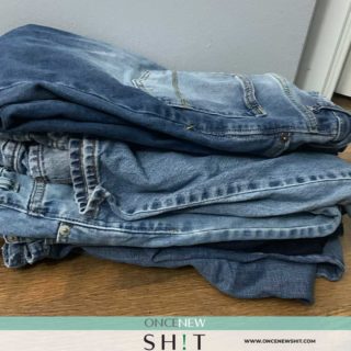 Once New Shit - Boys Blue Jeans size 8